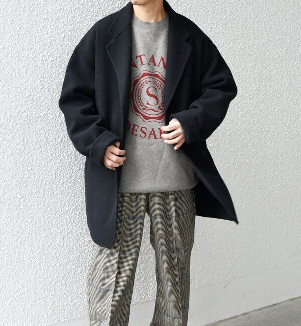 SHIPS any「SHIPS any: リバー メルトン オーバーサイズ ジャケット コート (チェスターコート)◇」|チェスターコート|