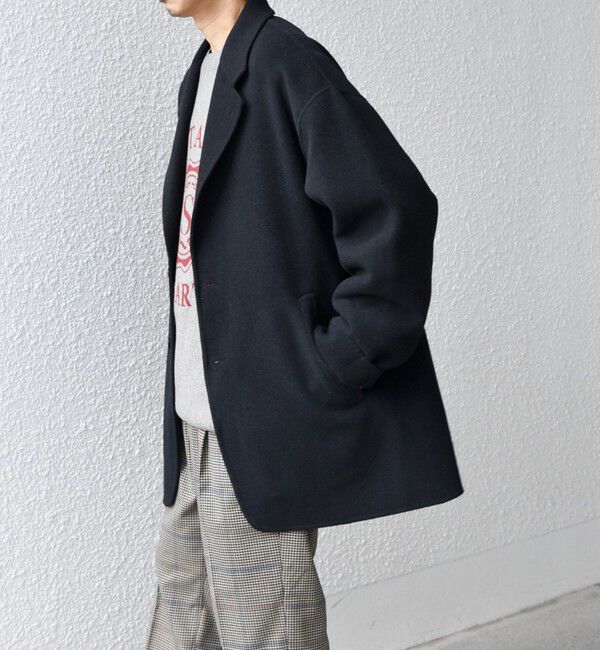 SHIPS any「SHIPS any: リバー メルトン オーバーサイズ ジャケット コート (チェスターコート)◇」|チェスターコート|