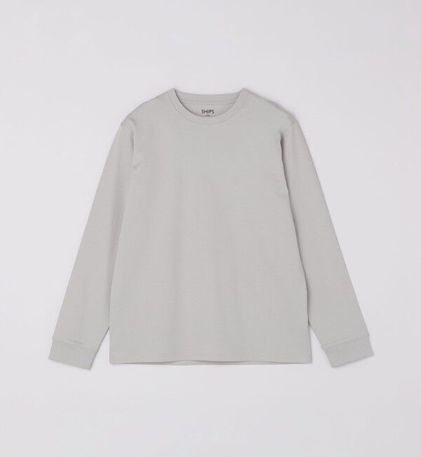 SHIPS Colors 「SHIPS Colors:シルケット コットン クルーネック Tシャツ (ロンT)◇」|Tシャツ・カットソー|