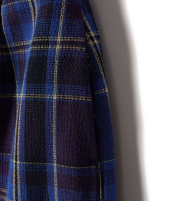 SHIPS Colors 「SHIPS Colors:〈手洗い可能〉カラミ チェック フロントスリット スカート」|タイト|