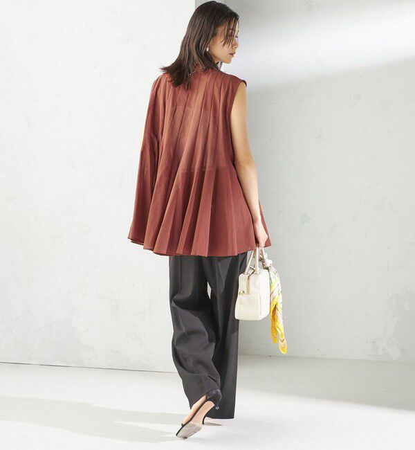 SHIPS for women「〈手洗い可能〉ボリューム フレア フレンチスリーブ ブラウス」|シャツ・ブラウス|