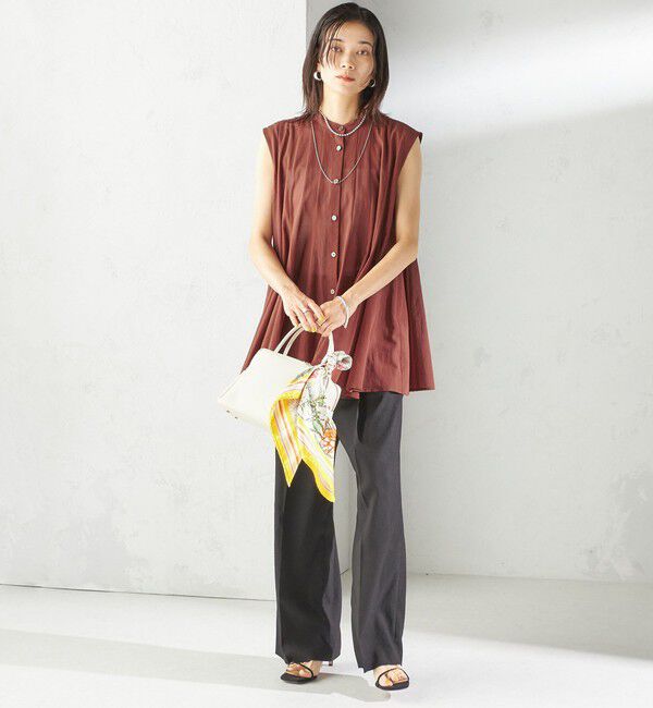 SHIPS for women「〈手洗い可能〉ボリューム フレア フレンチスリーブ ブラウス」|シャツ・ブラウス|