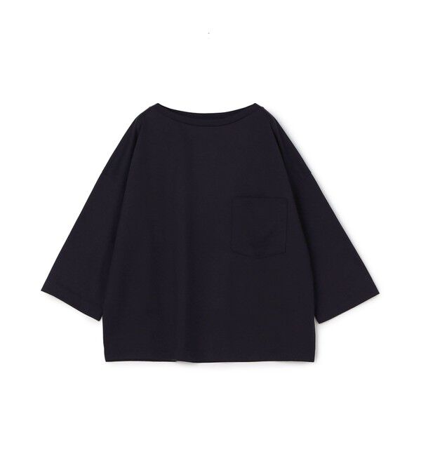GALERIE VIE「ファインコットン ビッグTシャツ」|Tシャツ・カットソー|69 ネイビー