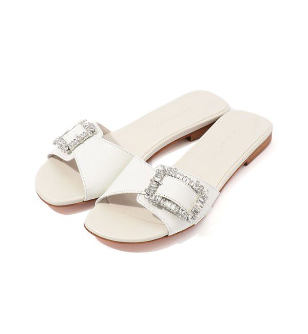 TOMORROWLAND GOODS「TOMORROWLAND ビジューサンダル」|サンダル|41 ホワイト