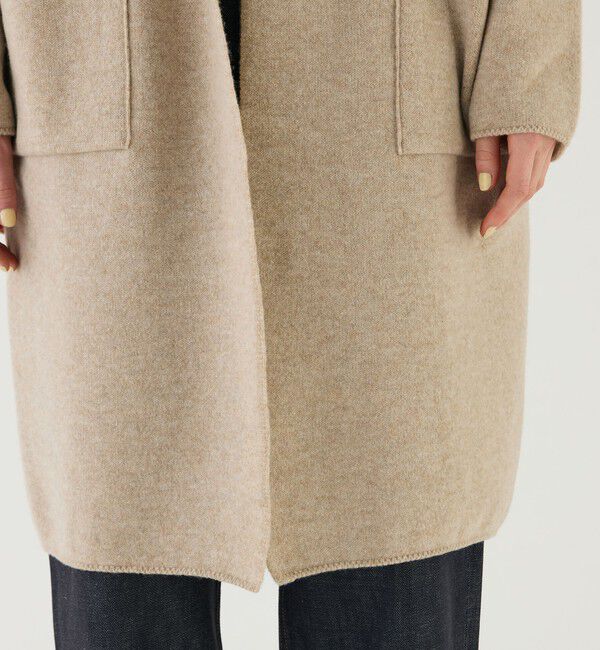 GALERIE VIE「ダブルフェイスパイル ショールカラーコート」|その他|