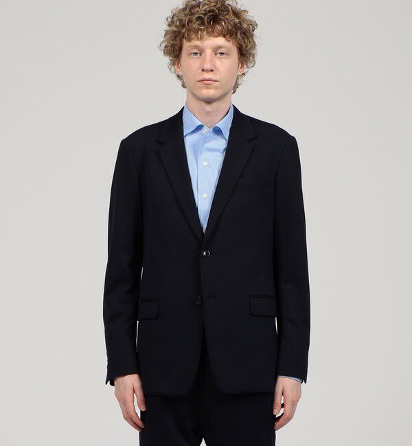 TOMORROWLAND MENS「ストレッチポンチ シングルブレステッド2Bジャケット」|テーラードジャケット|