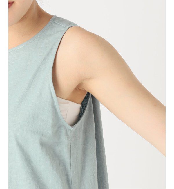 SLOBE IENA「リネンレーヨンノースリーブナローワンピース」|ワンピース|