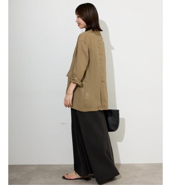 SLOBE IENA「《3サイズ展開/追加3》フィブリルマーメイドフレアスカート」|スカート|