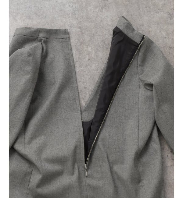 IENA「ウォッシャブル ジャケットドレス」|ワンピース|