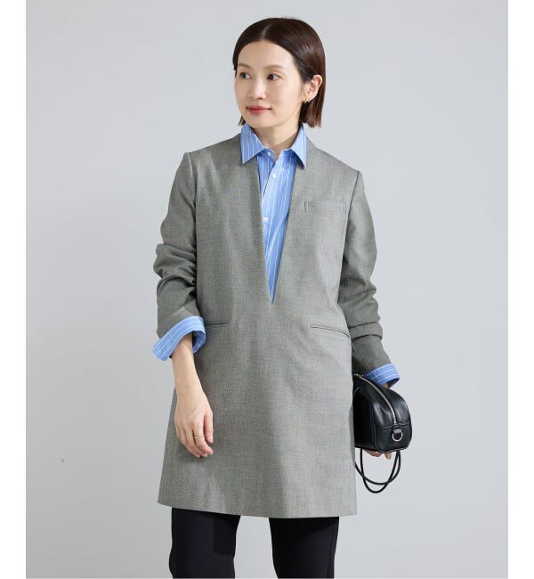 IENA「ウォッシャブル ジャケットドレス」|ワンピース|