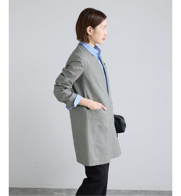 IENA「ウォッシャブル ジャケットドレス」|ワンピース|