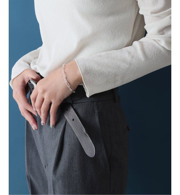 Spick and Span「【SAMH by LILAS】アラメチェーン17cmブレスレット SV」|ブレスレット・バングル|