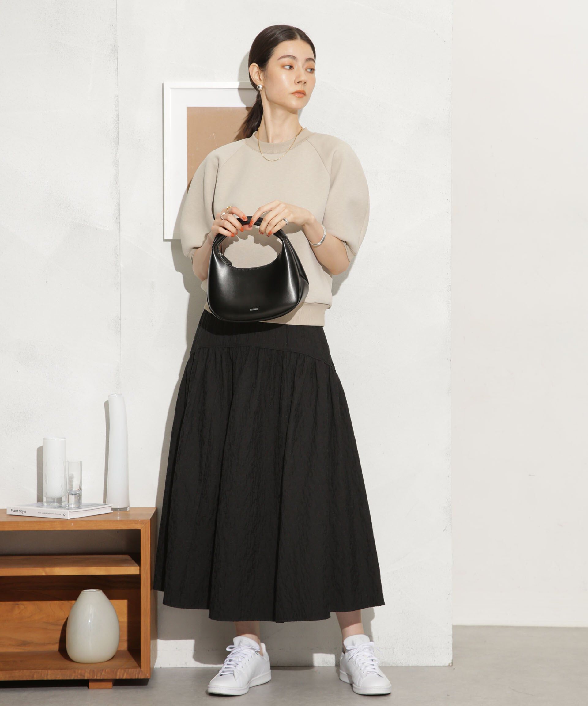 nano･universe「ふくれジャガードボリュームギャザースカート」|スカート|