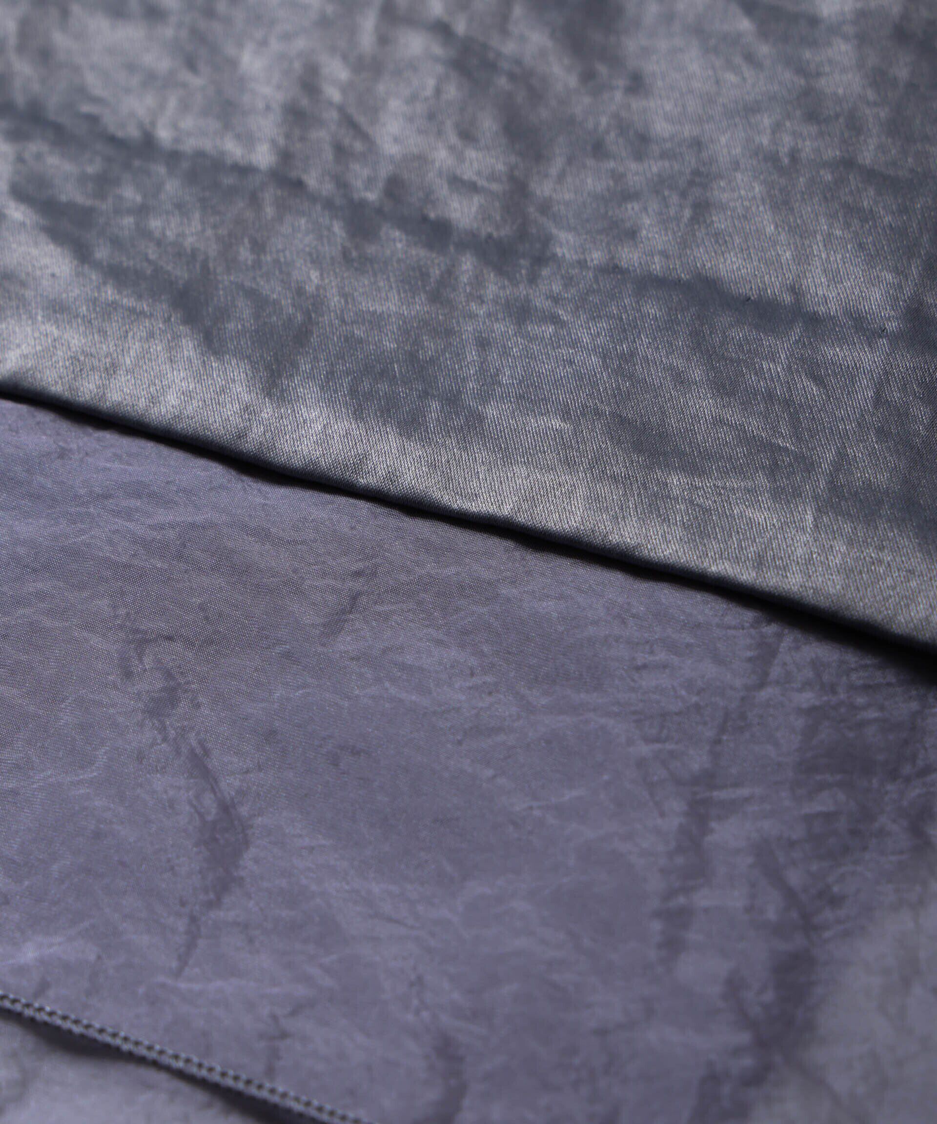 nano･universe「レザーライクサテンスカート」|スカート|