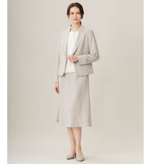 自由区「【セットアップ対応・UVカット・接触冷感・洗える】ライトストレッチフレア スカート」|スカート|