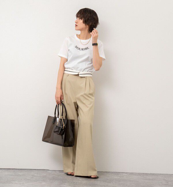 NOLLEY'S sophi「オーガニックコットンロゴT」|Tシャツ・カットソー|