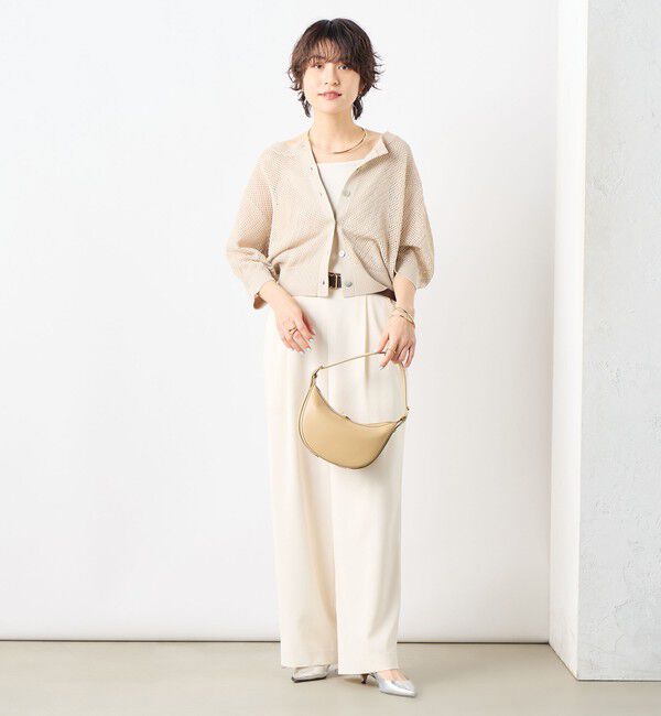 NOLLEY'S「《セットアップ対応》ウォッシャブル麻調タックワイドパンツ」|その他|