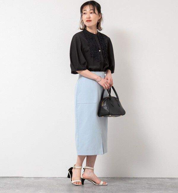 NOLLEY'S「ウォッシャブル高機能ドライオックスポケ付きタイトスカート」|タイト|