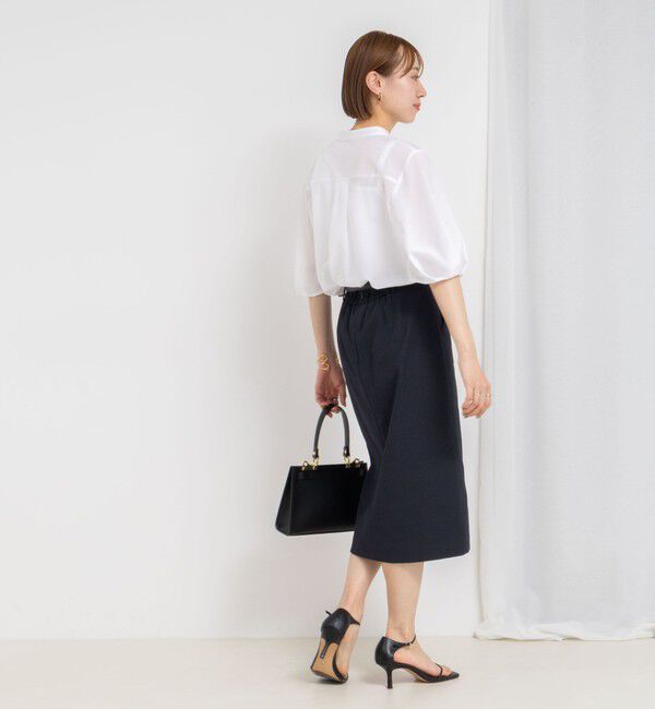 NOLLEY'S「ウォッシャブル高機能ドライオックスポケ付きタイトスカート」|タイト|