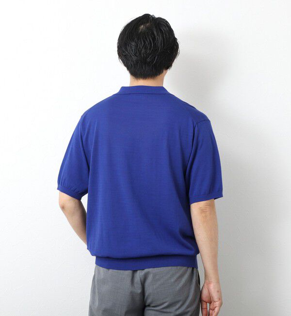 NOLLEY'S goodman「《PIMA COTTON》成型半袖 NSN スキッパーニットポロシャツ 25SS」|ポロシャツ|