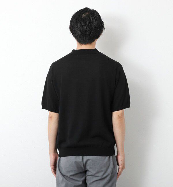 NOLLEY'S goodman「《PIMA COTTON》成型半袖 NSN スキッパーニットポロシャツ 25SS」|ポロシャツ|