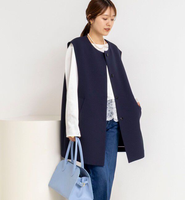 NOLLEY'S「ウォッシャブル撥水トリプルクロスジレ」|ベスト・ジレ|