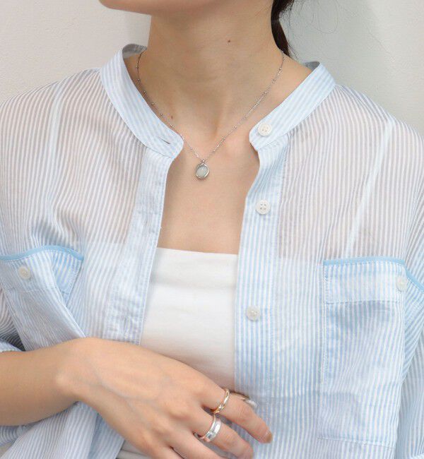 fredy emue「フェイクストーンメタルコンビネックレス」|ネックレス|