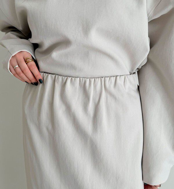 fredy emue「【セットアップ対応】パウダリーツイルイージータイトスカート」|タイト|