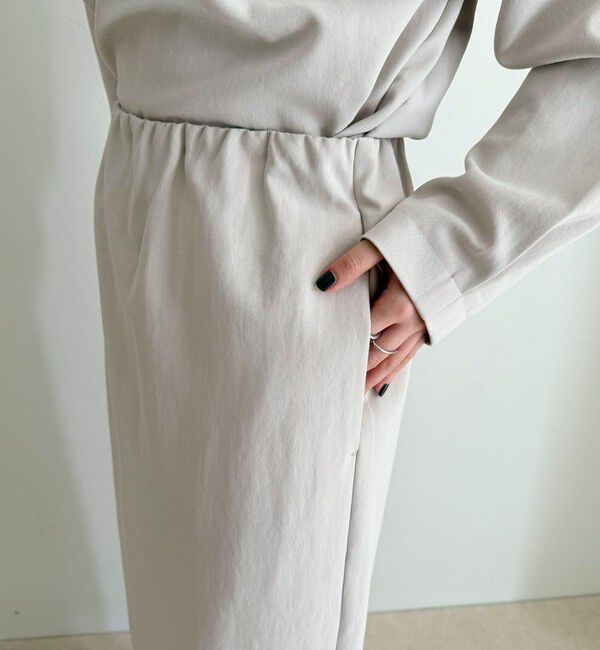 fredy emue「【セットアップ対応】パウダリーツイルイージータイトスカート」|タイト|