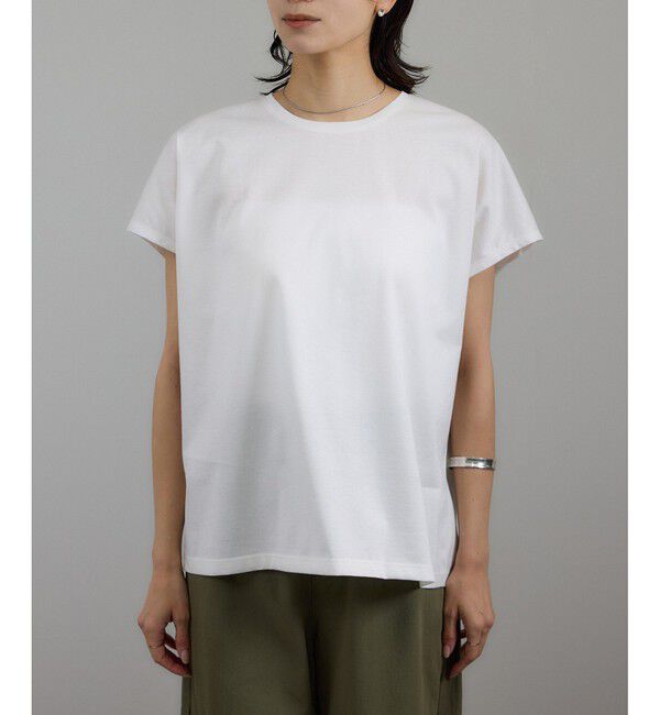 SALON adam et rope'「プリマベールリラックスドルマンスリーブプルオーバー［UVケア・洗濯耐久］」|Tシャツ・カットソー|