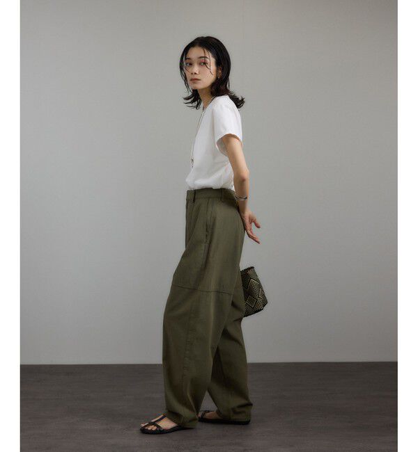 SALON adam et rope'「プリマベールリラックスドルマンスリーブプルオーバー［UVケア・洗濯耐久］」|Tシャツ・カットソー|