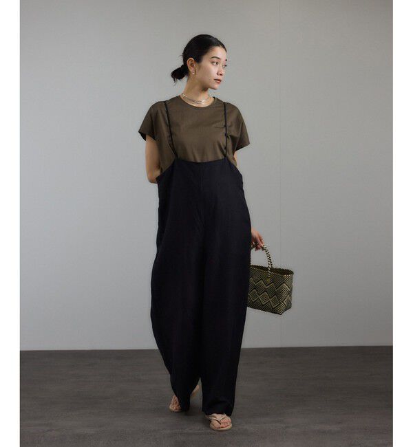 SALON adam et rope'「プリマベールリラックスドルマンスリーブプルオーバー［UVケア・洗濯耐久］」|Tシャツ・カットソー|