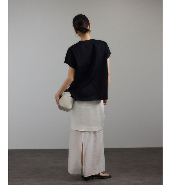 SALON adam et rope'「プリマベールリラックスドルマンスリーブプルオーバー［UVケア・洗濯耐久］」|Tシャツ・カットソー|