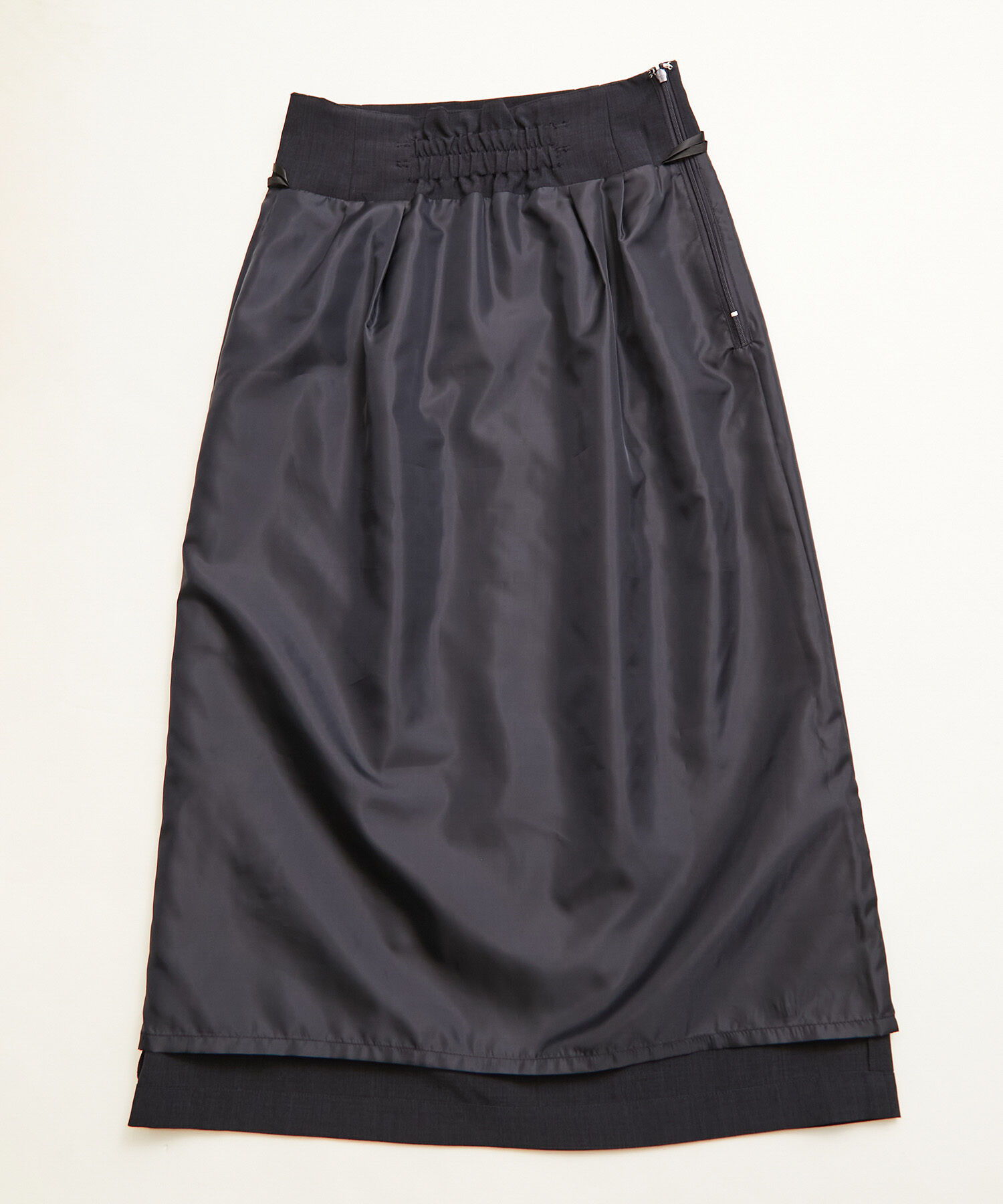 Rope&rsquo;Picnic「【着丈が選べる/着丈長め】リネンライクラップスカート」|スカート|