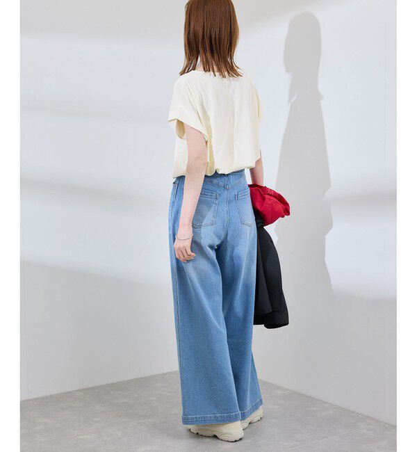 Rope&rsquo;Picnic「カットジョーゼットスキッパートップス」|Tシャツ・カットソー|