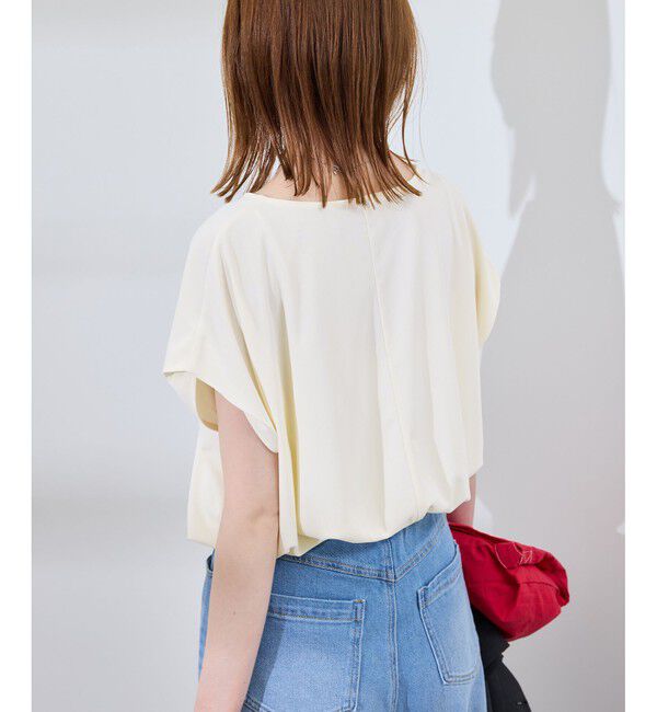 Rope&rsquo;Picnic「カットジョーゼットスキッパートップス」|Tシャツ・カットソー|