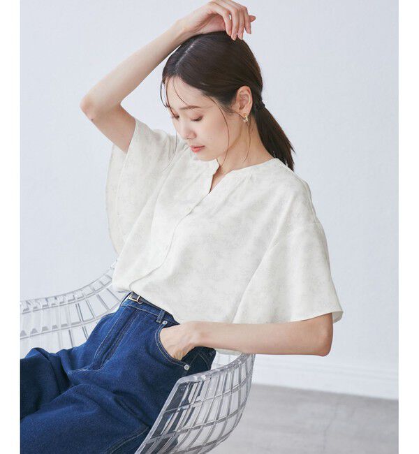 Rope&rsquo;Picnic「フレンチスキッパーブラウス」|シャツ・ブラウス|