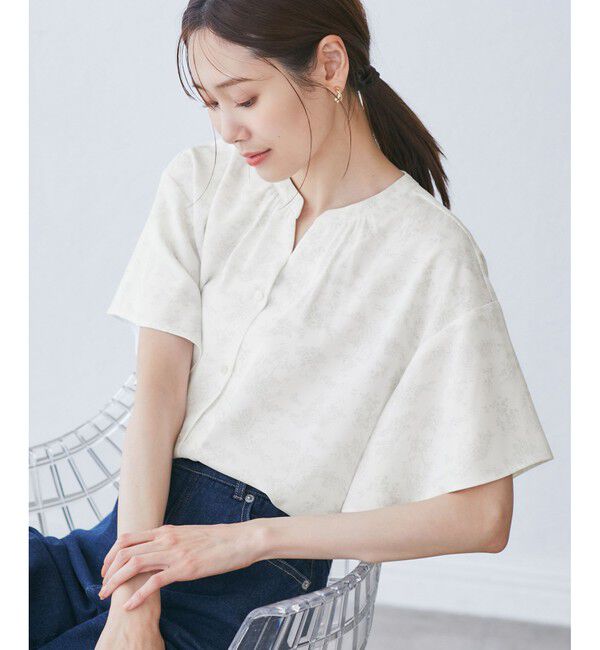 Rope&rsquo;Picnic「フレンチスキッパーブラウス」|シャツ・ブラウス|