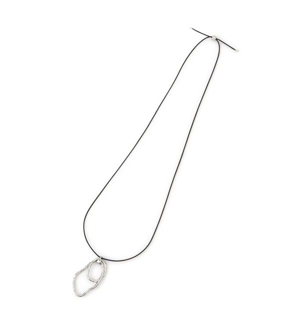 ROPE PICNIC PASSAGE「デザインＷオーバルトップスライドコードネックレス」|ネックレス|