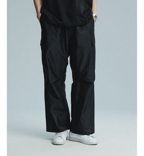 ADAM ET ROPE'「【ACT/アクト】超軽量 ワイド イージー カーゴパンツ / 速乾 / ストレッチ / イージーケア」|カーゴ|