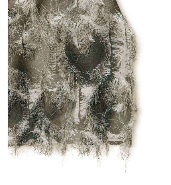 ADAM ET ROPE'「【サステナブル】・【定番人気】フリンジプリントトップス」|Tシャツ・カットソー|