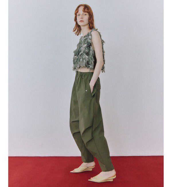 ADAM ET ROPE'「【サステナブル】・【定番人気】フリンジプリントトップス」|Tシャツ・カットソー|