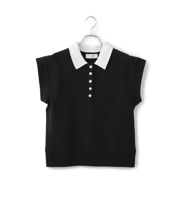 ADAM ET ROPE'「【WEB限定】スリーブレスポロトップス」|ポロシャツ|