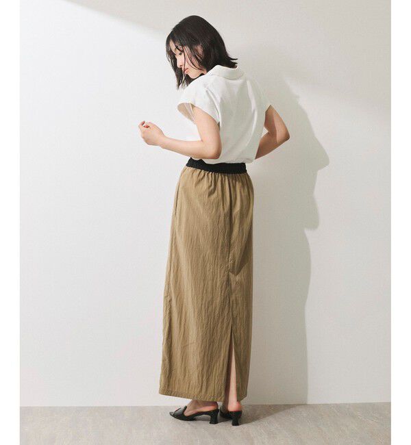 ADAM ET ROPE'「【WEB限定】スリーブレスポロトップス」|ポロシャツ|