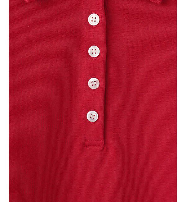 ADAM ET ROPE'「【WEB限定】スリーブレスポロトップス」|ポロシャツ|