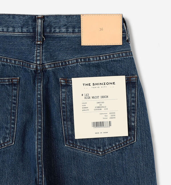  「THE SHINZONE | 〈別注〉HIGH WAIST DENIM WOMEN」|デニム|