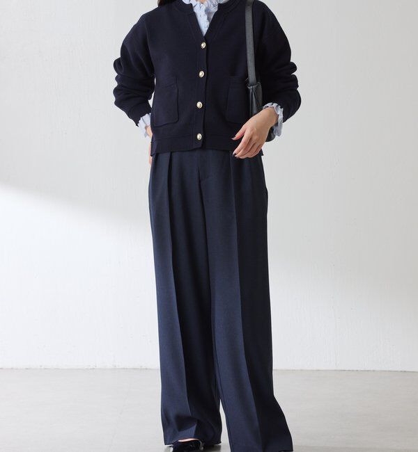  「ウールライクタックパンツ」|チノ|