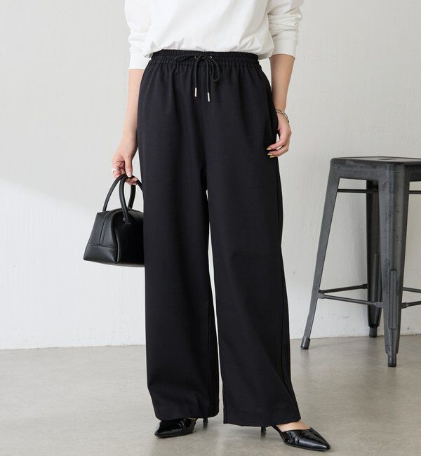  「裏起毛ボンディングイージーパンツ」|チノ|