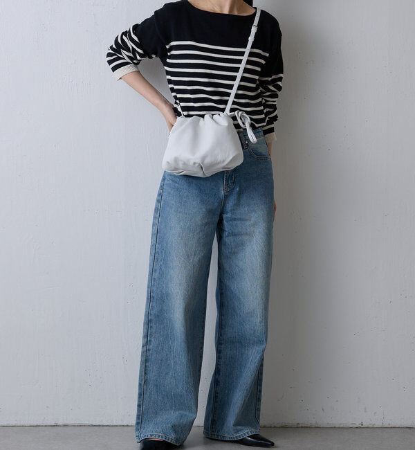  「レザー巾着4WAYショルダーバッグ」|ショルダー・メッセンジャー|