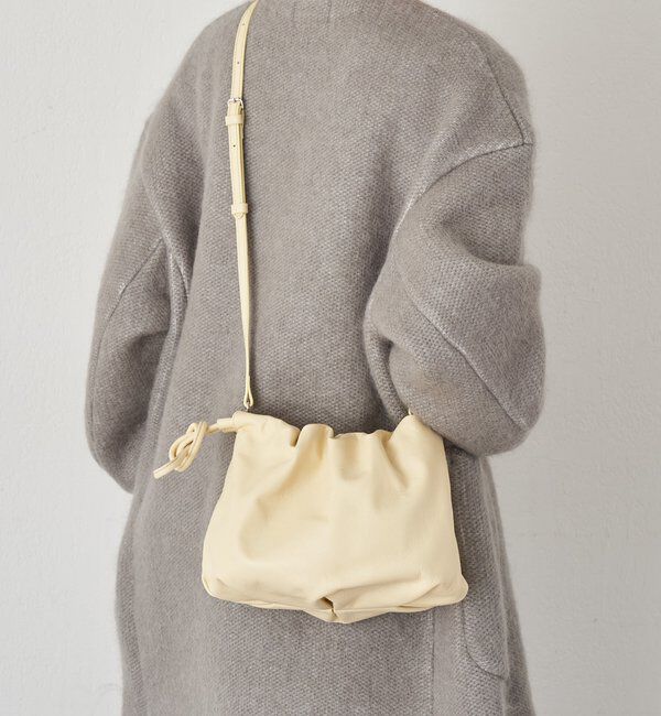  「レザー巾着4WAYショルダーバッグ」|ショルダー・メッセンジャー|